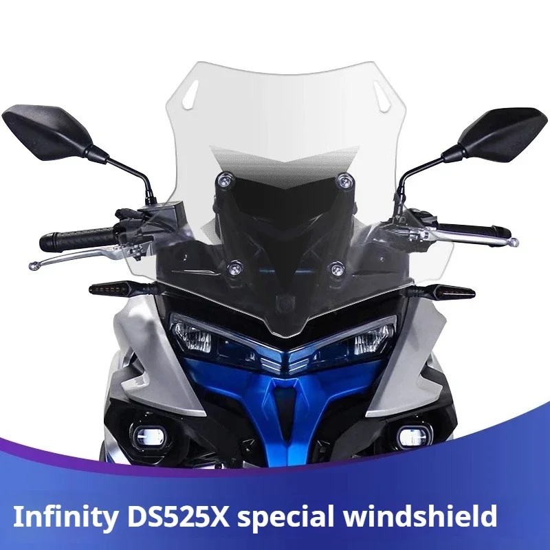 VOGE DS525X modified front windshield 525DSX windshield heightening and widening motorcycle windscreen