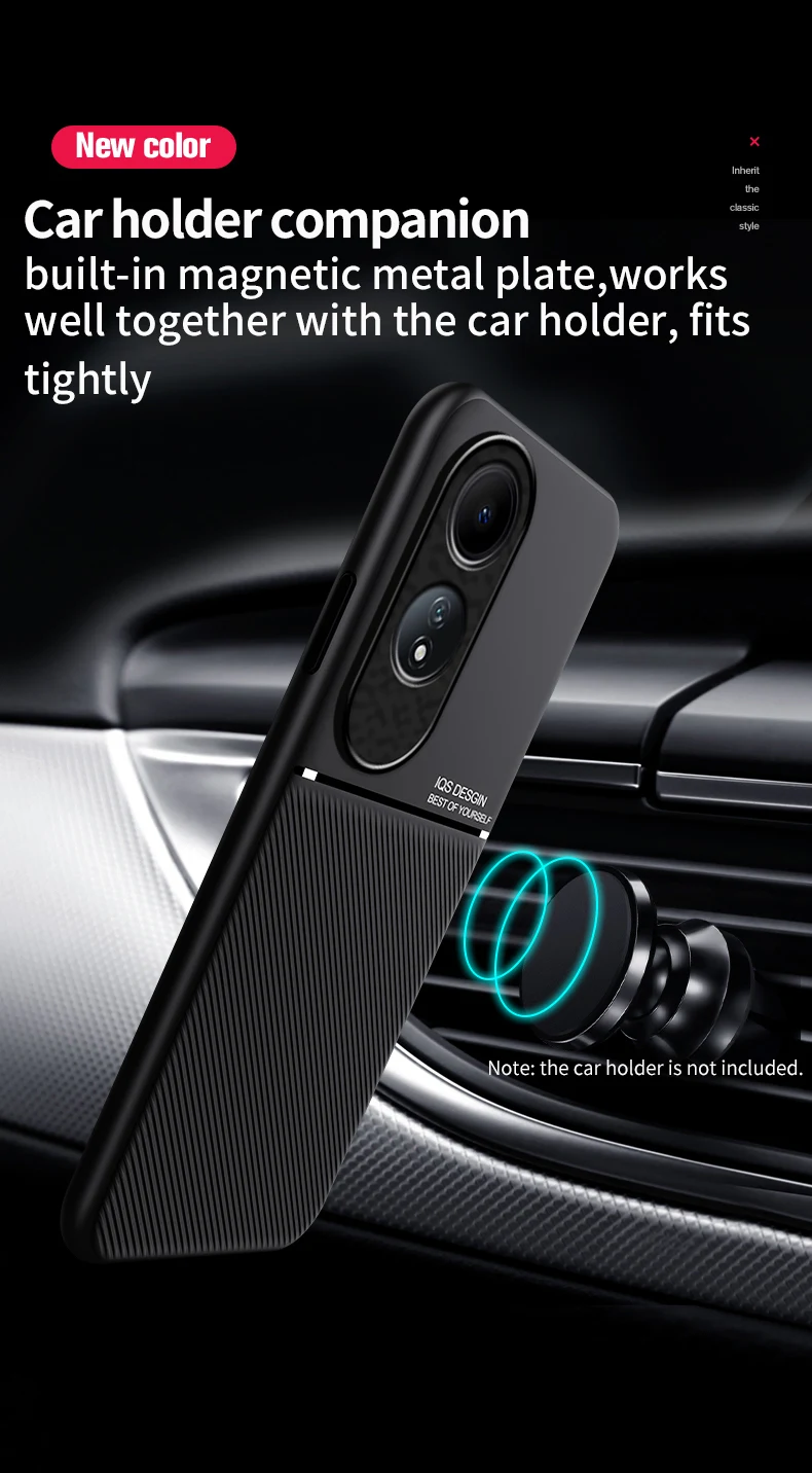 Rugged Non-slip Phone Case With Magnetic Holder For Oppo Series_voghion.com