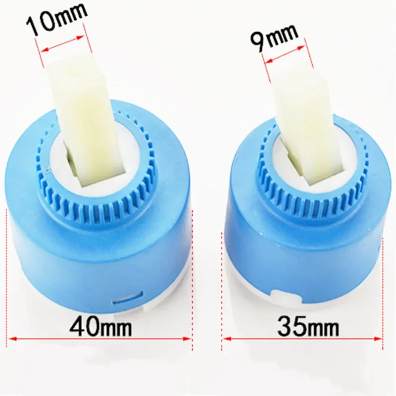 Ceramic Disc Cartridge Mixer Faucet Thermostatic Cartridge Faucet Disc Valve 35/40mm PP Plastic For Mixer faucet valve,faucet cartridge,thermostatic mixing valve,mixer tap replacement,ceramic discs kit