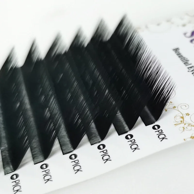 L+ LC L M Curl Individual Eyelash Extension Lashes Maquiagem Cilios For Soft Natural Faux Mink Eyelashes For Extensions eyelash extension