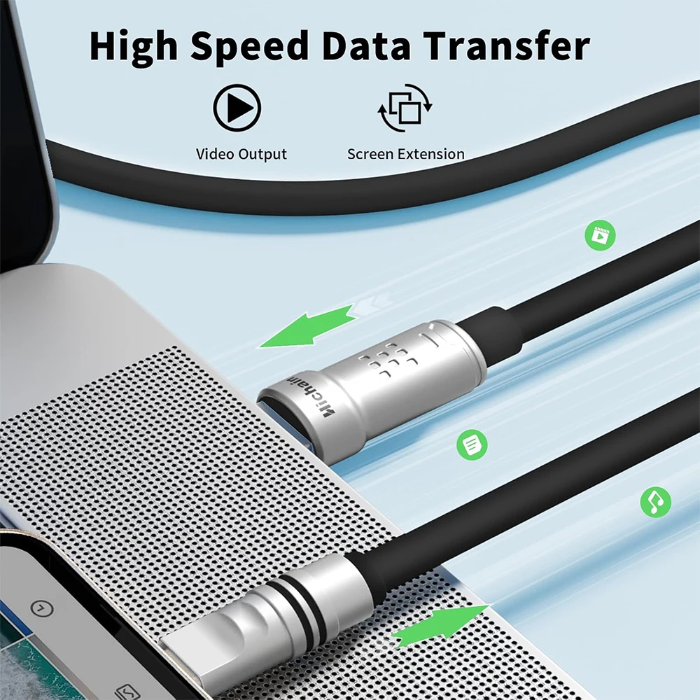 รูปสินค้า สายชาร์จ USB-C ซิลิโคนนุ่ม ชาร์จเร็ว ใช้ได้กับหลายแบรนด์