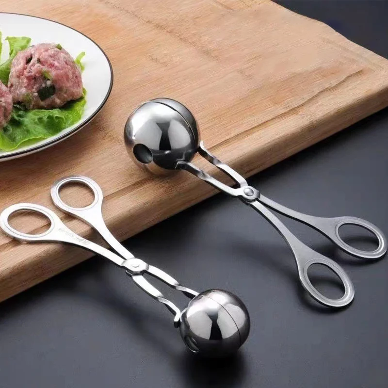 Meatball maker Meat Ball Maker Tool Round Stainless Steel Non Stick Meat Ball Rice Shaper Spoon Mold