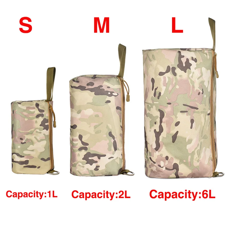 Outdoor Multi-functional Tactical Fanny Pack 600D Oxford Cloth Military Sport Organizer Waterproof Pouch Mens Travel Storage Bag 6