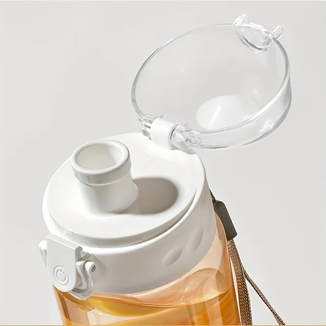 780ml Transparent Water Bottle Portable Sports Travel Clear Leakproof Drinking Frosted Bottle Cup for Gym Fitness Outdoor School 4