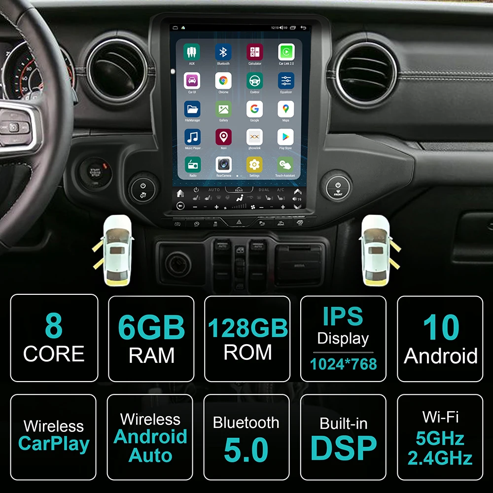 Total 94+ imagen jeep wrangler android head unit Abzlocal.mx