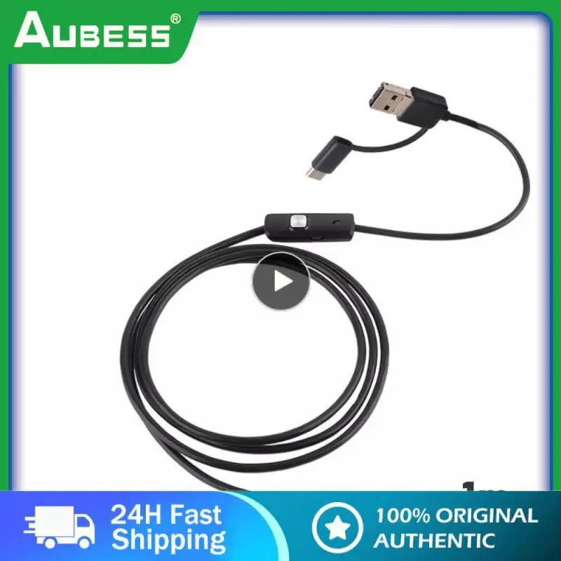 

1PCS MM IP67 Waterproof Endoscope Camera 6 LEDs Adjustable USB Android Flexible Inspection Borescope Cameras for Phone PC