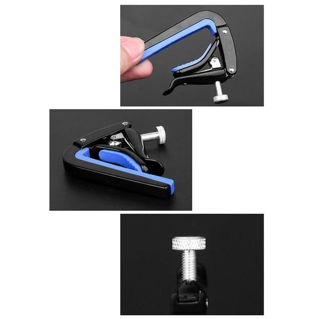 Capotasto Chitarra MUGIG - In Alluminio Con Rivestimento Silicone, Per Chitarre Acustiche Ed Elettriche - Foto 8