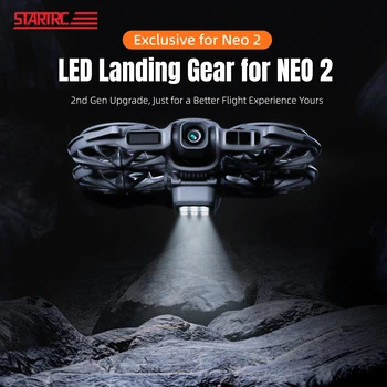 STARTRC Carrello di Atterraggio Illuminato per DJI NEO 2, Illuminazione Notturna, Aumento dell'Altezza, Accessori per Droni
