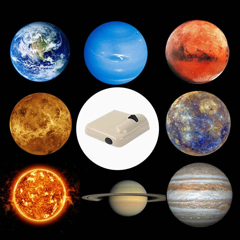Moon Projection Lamp Background Projector Night Light Photo Prop Wall Lights Bedroom Decor