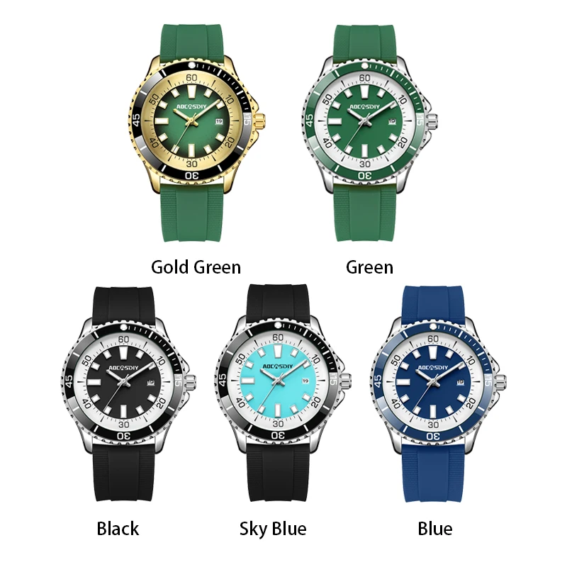 Elegant Multi-Functional Luminous Men's Waterproof Sports Watch
