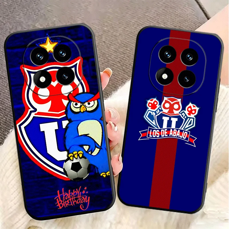 Chile University Logo Soft Phone Case - Black Protective Cover