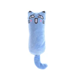 Charming Interactive Catnip Plush Toy - XS (BLUE MIST)