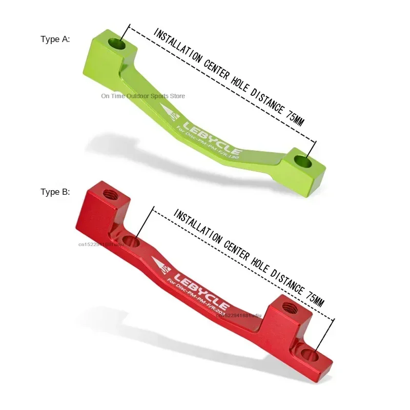 MTB Bike Disc Brake Rotors mountain bicycle disc brake bicycle disc brake bike brake rotor mountain bike disc brake bike rotor adapter Front Rear 180mm 203mm Caliper Adapter Aluminium Alloy Post Mount Bicycle Accessorie Adaptor