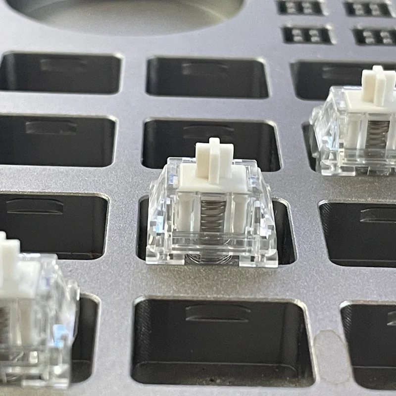 카일 해파리 마그네틱 스위치 35g 풀 투명 HIFI 리니어 스위치 커스텀 스프링 20mm PC PA12 게이밍 키보드 스위치용