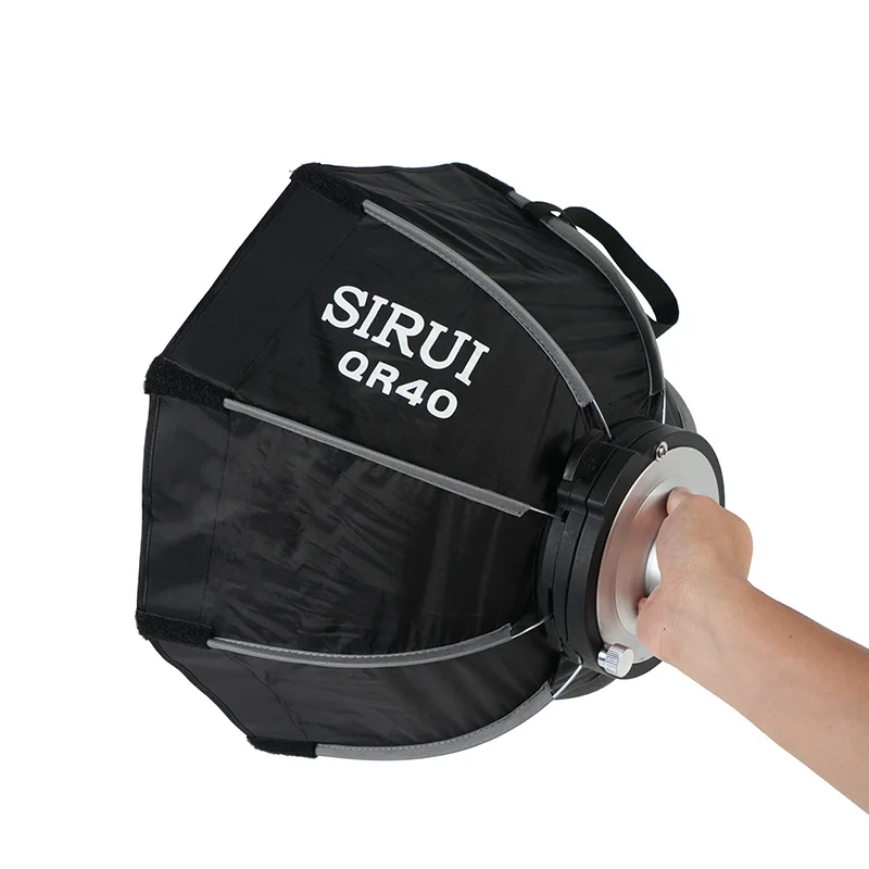 SIRUI QR40 미니 소프트박스는 라이브 스트리밍 인물 사진 촬영에 적합합니다.