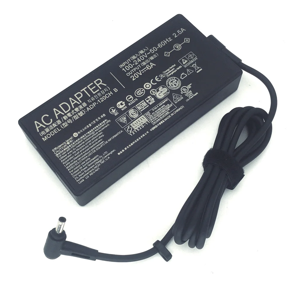 ASUS ZenBook FLIP 15 Q538E Q528EH Q538EI Q537FD UX534 UX564 노트북 충전기 A17-120P2A용 20V 6A 120W AC 전원 어댑터