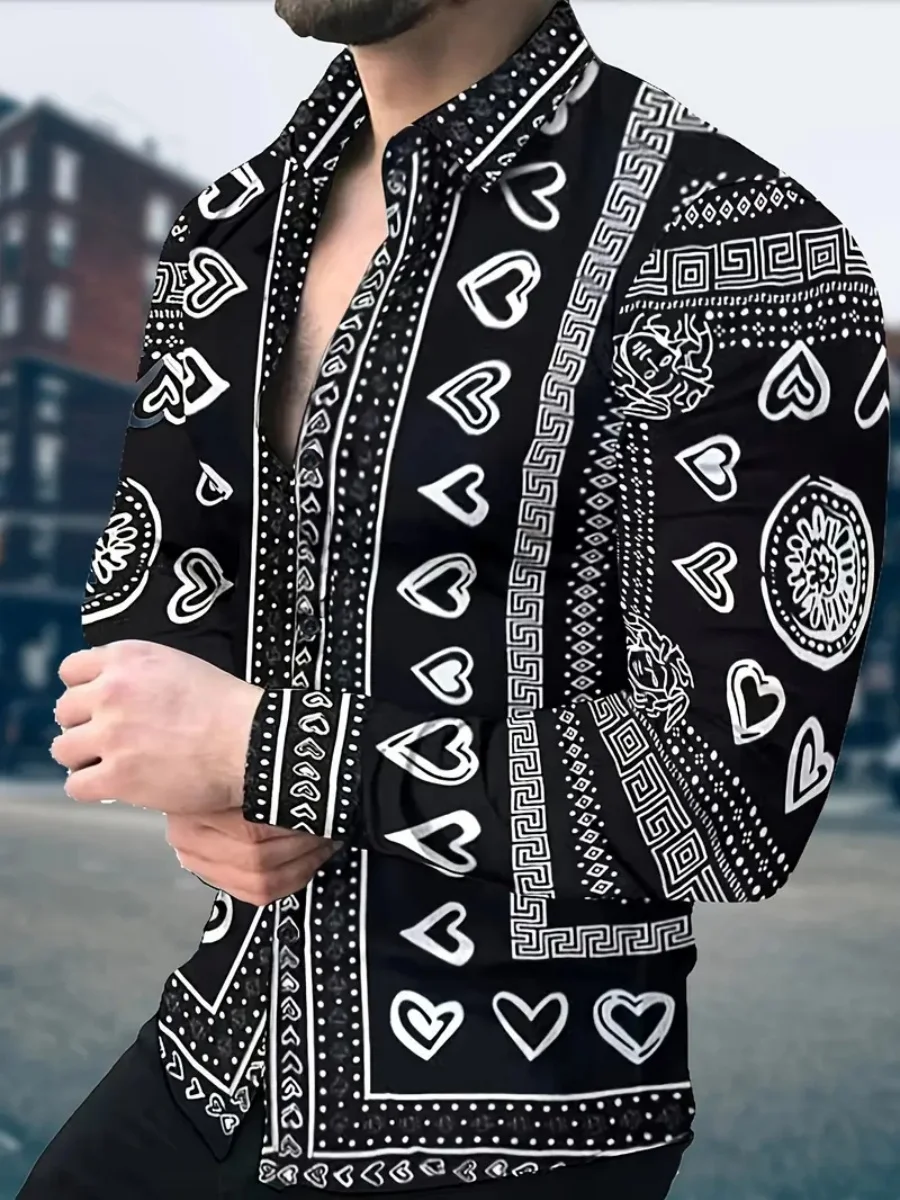 Men’s 3D Printed Shirt 3