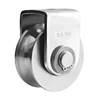 Heavy Duty Track Wheel U Groove Wheel Pulley Anti-corrosion Sliding Gate Roller Wheel 16mm Groove Width U-Shaped Roller R9UF 1