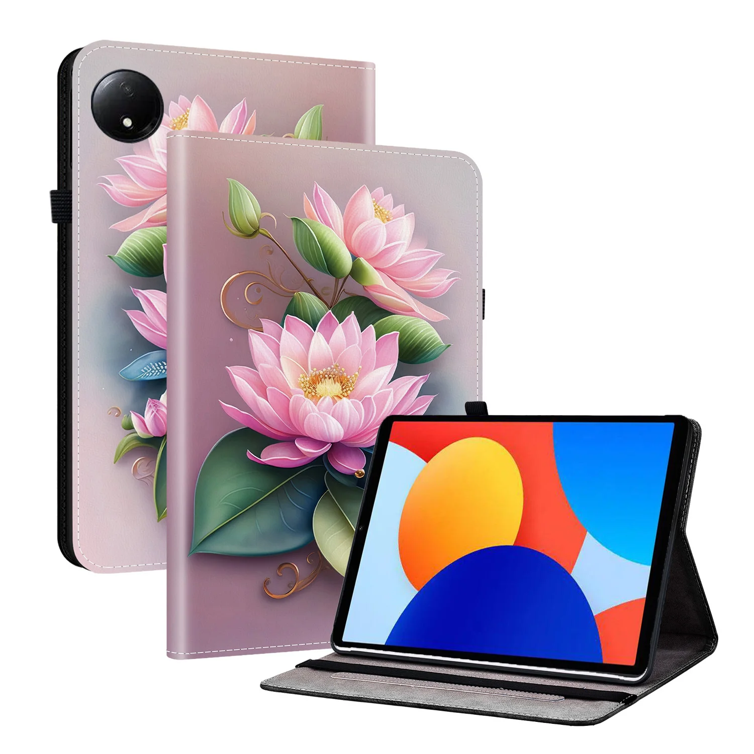 Premium PU Leather Tablet Stand Cover - Elegant and Durable Protection