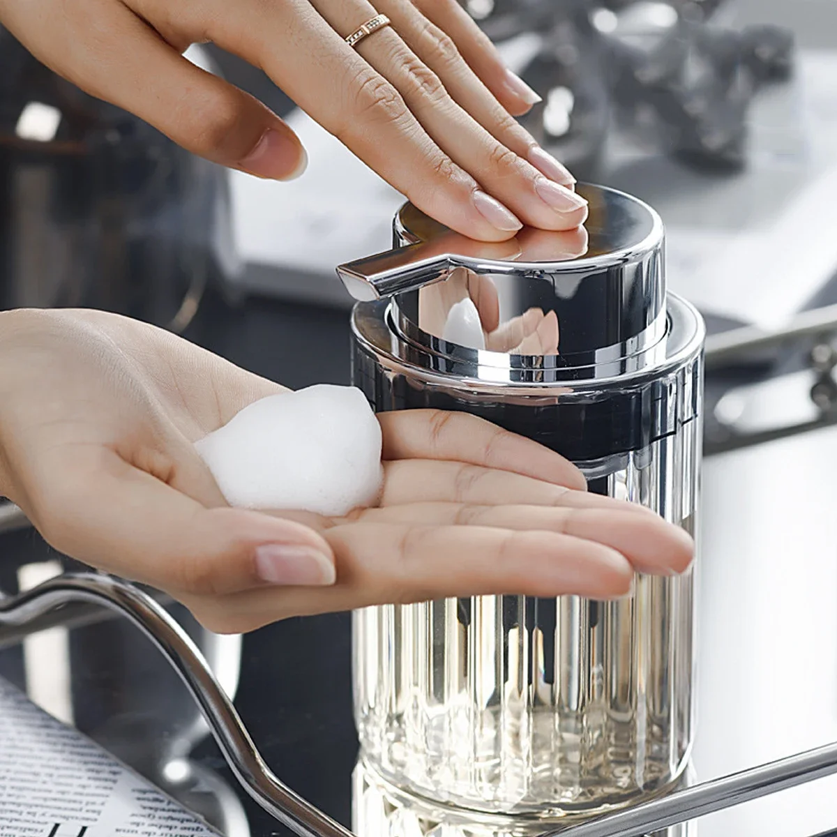 Foaming Soap Dispenser for Bathroom Kitchen