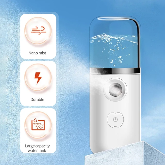 40Ml Mini Nano Köd Permetező Szépségszerző Eszköz Usb Párásító Újratölthető Porlasztó Elektromos Szépség Szerszám Hidratáló Arckezelés - Image 4
