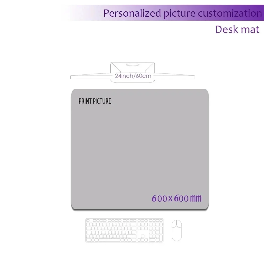 Playmat Deskmat Size Mousepad 60x60cm Gaming Image Tabletop Gaming Mat 70 Mouse Pad Gamer Mouse Mat mouse pad gaming mousepad