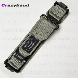 Premium 22mm Nylon Sport Watch Band Strap - High - Quality Wrist Accessory - 22mm (Grey)