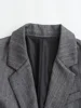 Willshela Women Fashion With Pockets Striped Single Breasted Blazer Vintage Notched Neck Long Sleeves Female Chic Lady Outfits 3