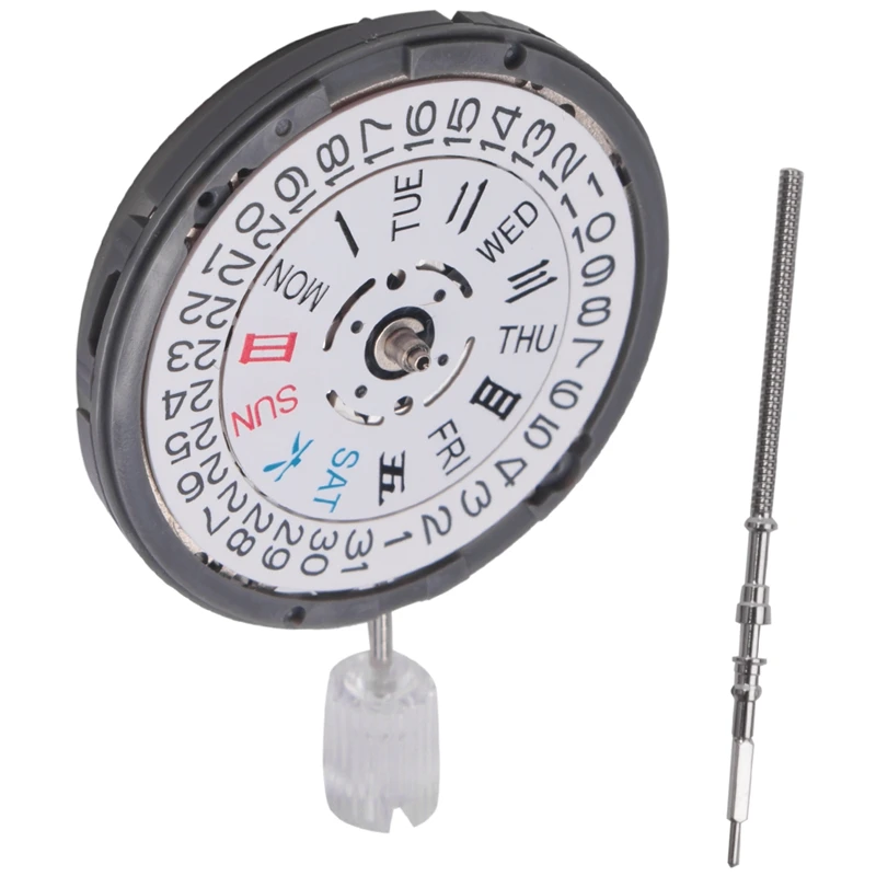 Movement NH36 Crown At 3.8 O'clock Mechanical Watch Replacement Movt For Diver's MOD Sub 24 Jewels