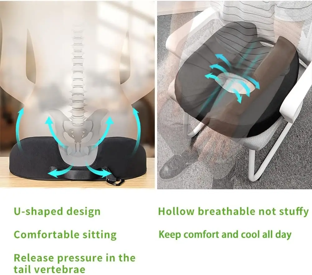 Donut Pillow Coccyx Seat Cushion for Prostate, Sciatica, Pelvic Floor, Pressure Sores, Pregnancy, Perineal Surgery, Postpartum R 4