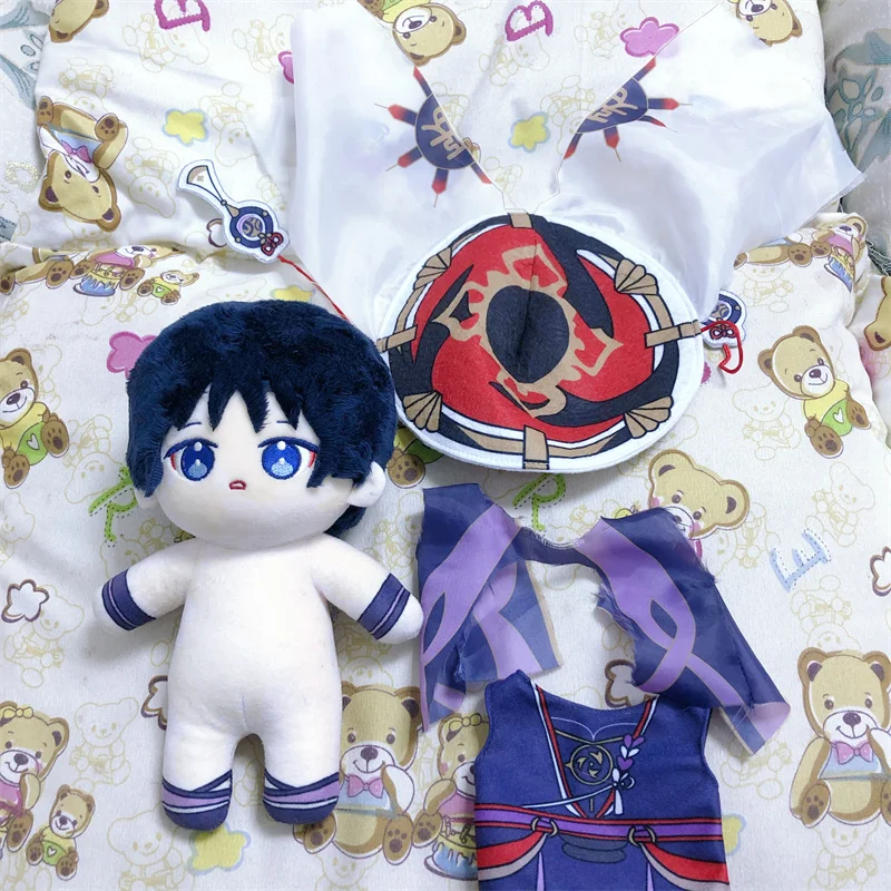 Anime Game Genshin Impact Plush Doll Wanderer Kunikuzushi Scaramouche Cosplay Costume Accessories Cartoon Props Halloween Gift