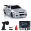 Toys 1/43 Scale RTR High-Speed RC Drift Race Car Gyro 4WD Ready to Go Mini Car Vehicle Painted Finished Model Toy for Boys Gifts 4