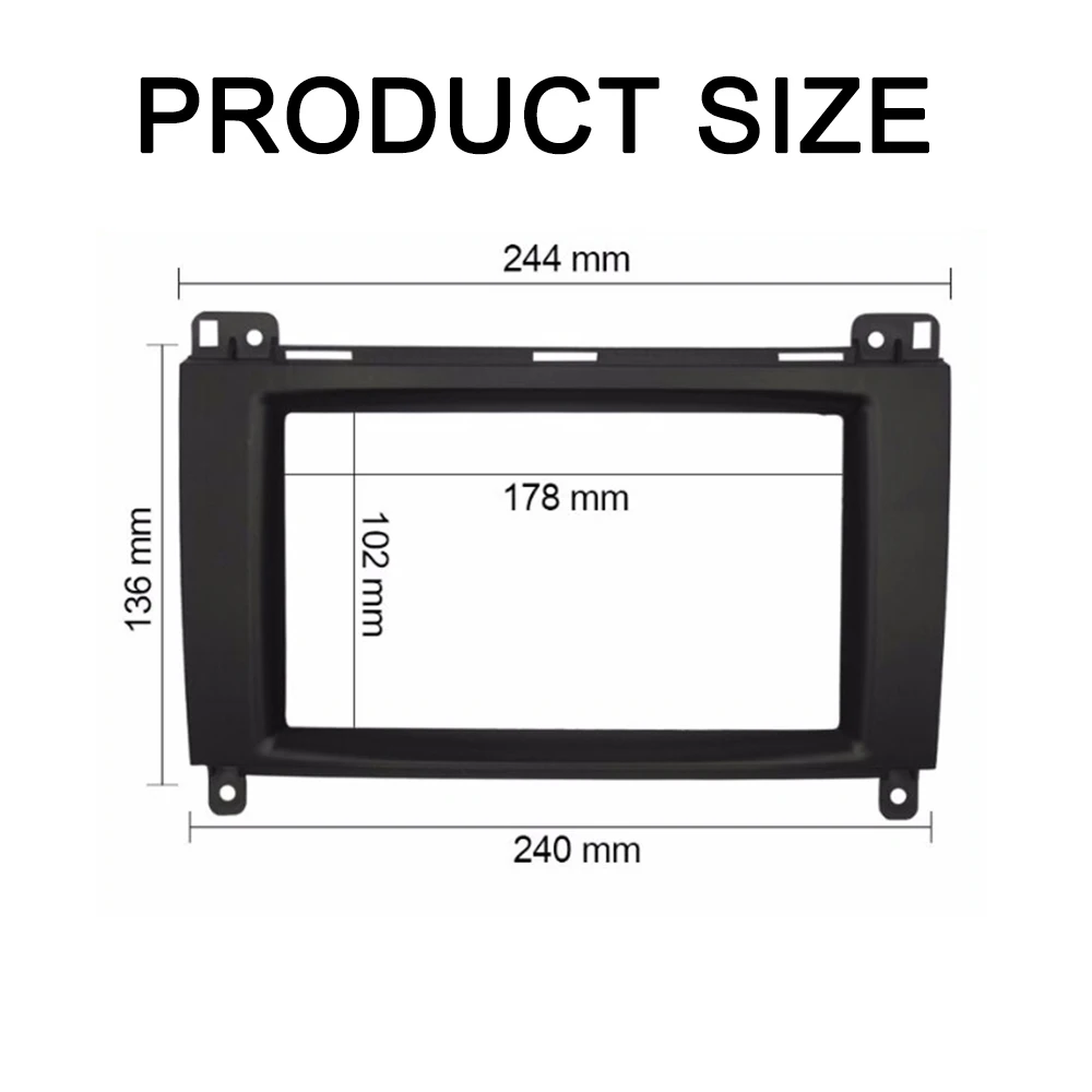MERCEDES-BENZ A-klasse (W169)    ׷ г Fascia Radio Dash Mounting Refit ġ Ʈ ŰƮ ̽  