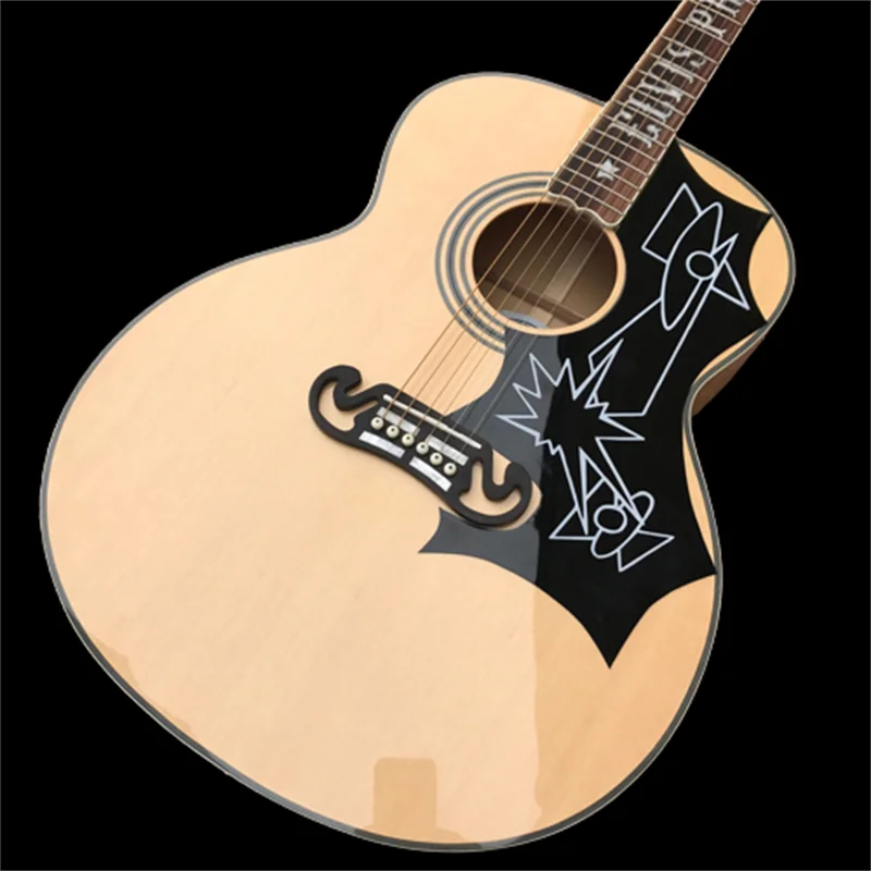 

43 Inch Acoustic Guitar Rosewood Fingerboard Guitar New Wood Guitar