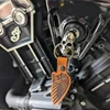 Demon Skull Key Pendant Metal Skull Key Cover Universal Modified Key Decoration,Witchy Car Accessories, Key Cover For Motorcycle 1