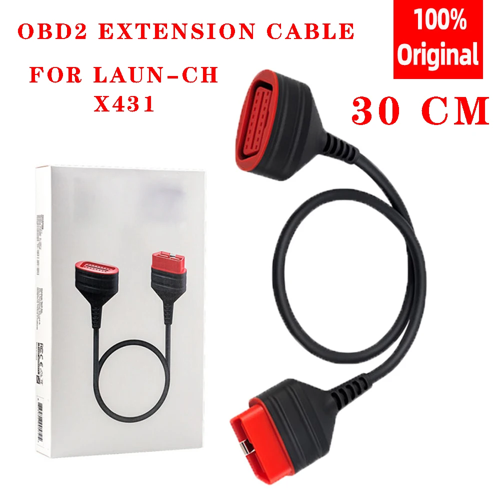 

for Launch X431 Equipment OBD2 Extension Cable for Think-diag Original Cable 30CM Suitable for Launch X431 Equipment