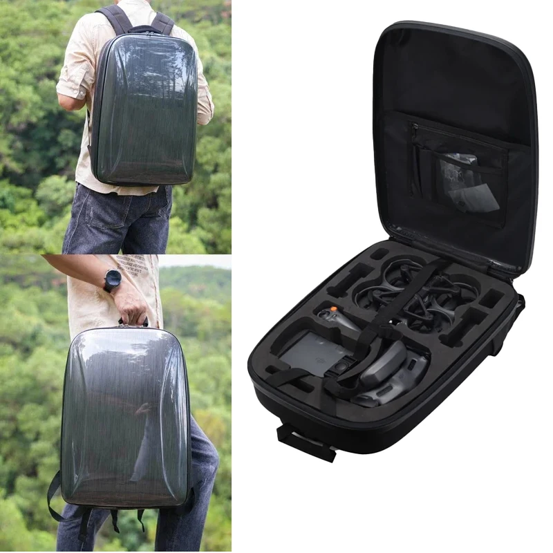 

Backpack Crust Hard Waterproof Bag FPV Glasses 2 3 Goggles Remote Control Battery Portable Case DJI AVATA 2 Drone Accessories