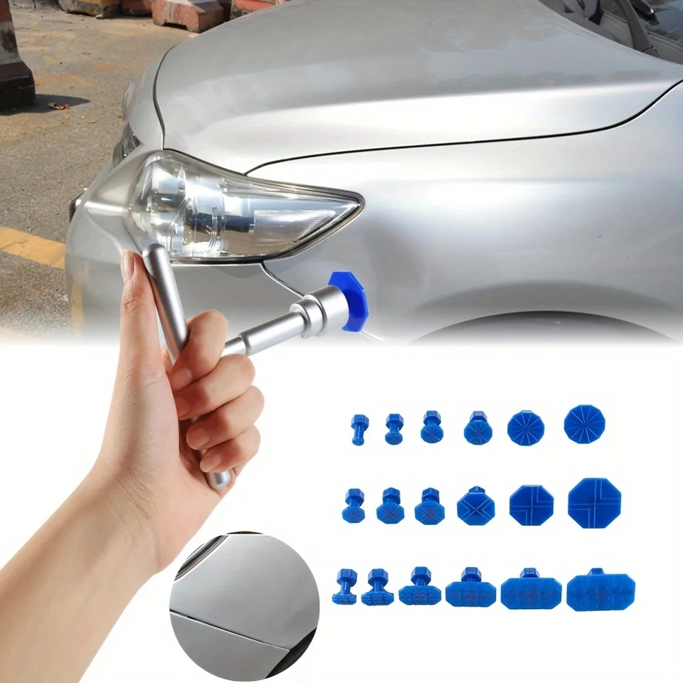 Auto Dent Puller Kit, 93 STKS Dent Repair Tool, Paintless Dent Removal