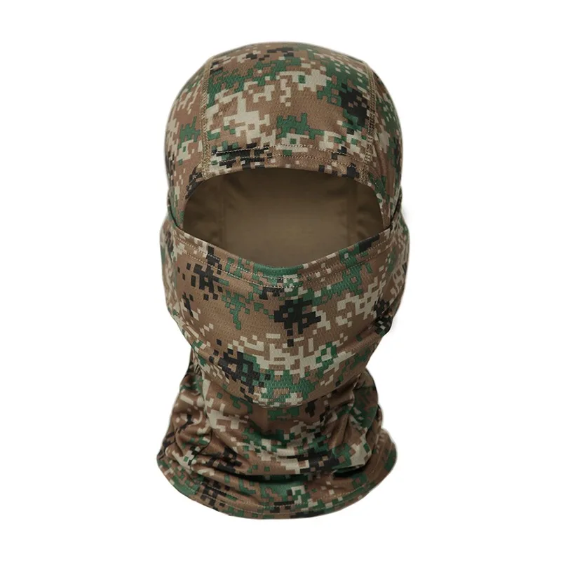 Kuum müük täisnäoga taktikaline kamuflaaž Balaclava mask suusatamine jalgrattasõit jahindus sall mitmekammiline müts meeste peakate_voghion.com