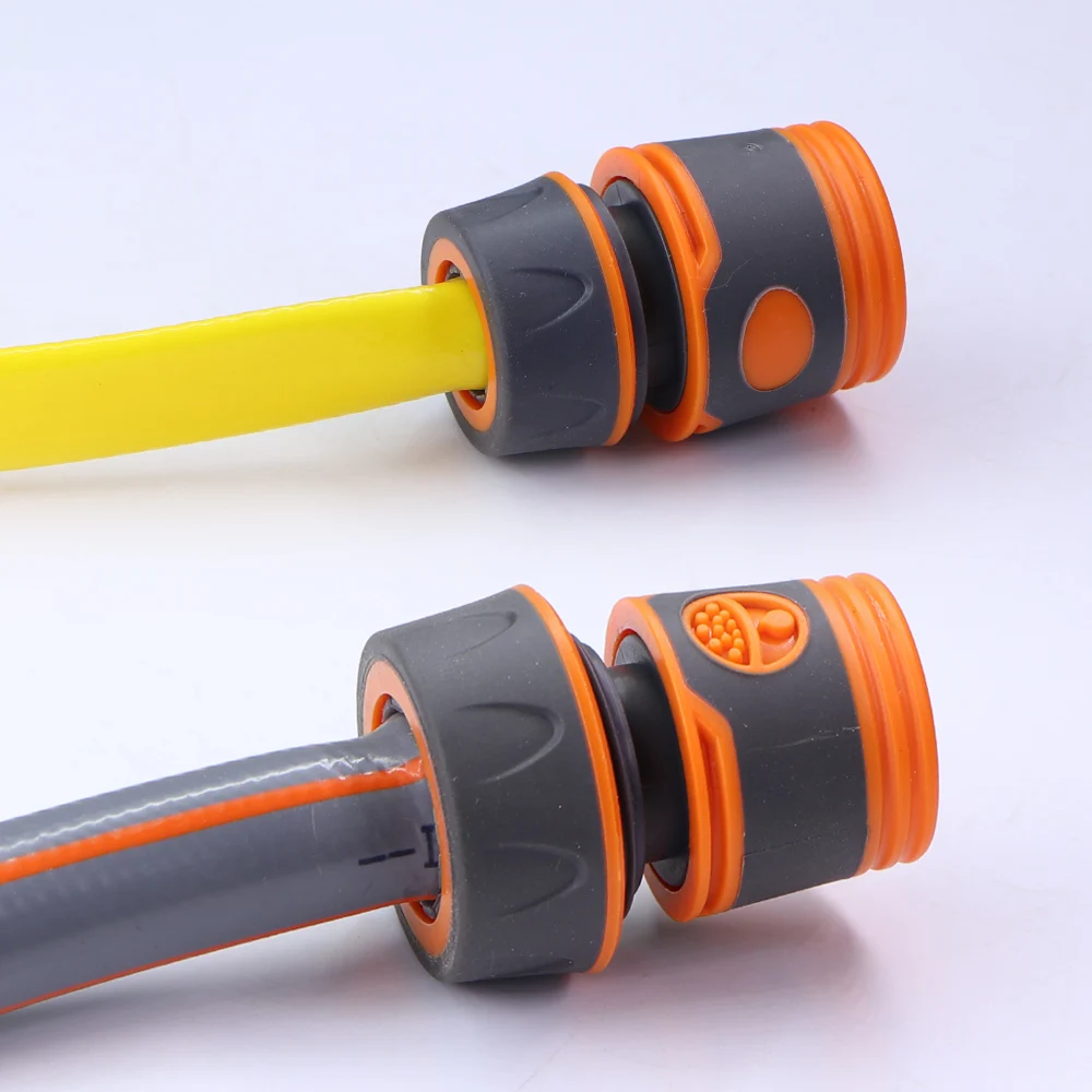 1 2 3 4 Garden Hose Adapter 16mm Quick Connector Stop Water Coupler Joints Irrigation Tubing Connect Repair Extender 3PCS garden hose adapter
