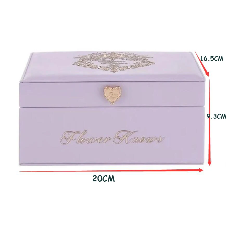 Jewelry Empty Box Handheld Makeup Mirror Hair Accessories And Clips Makeup 5PCS Sets