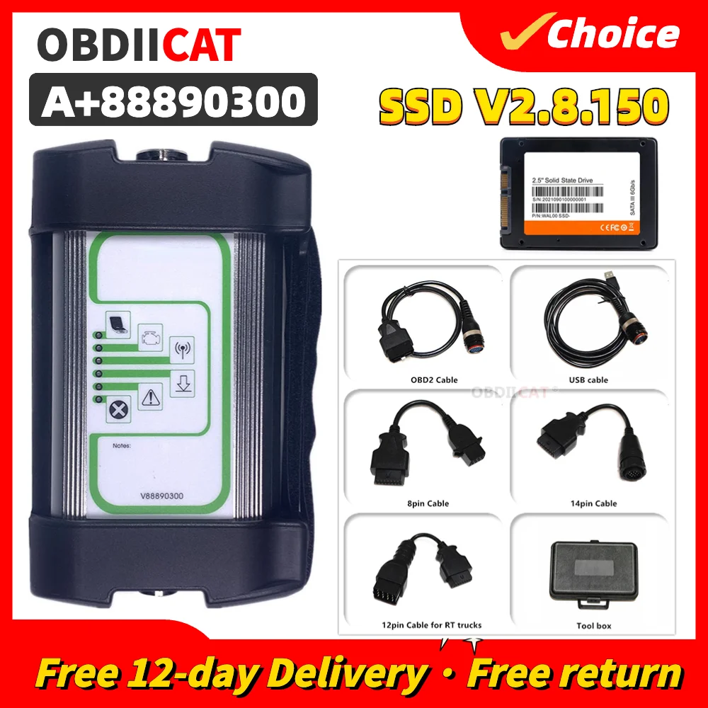 

Proffesional Vocom 88890300 For Interface Truck OBD2 Diagnostic Tool for Vo-lvo/Ren-ault/U-D/Ma-ck Toughbook CF C2 Premium