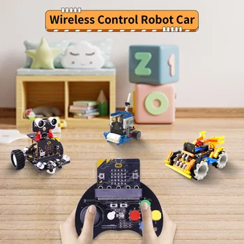 Robot Car Remote Control Handle Game Joystick Joystick Breakout Expansion Board per bambini con BBC Microbit V2