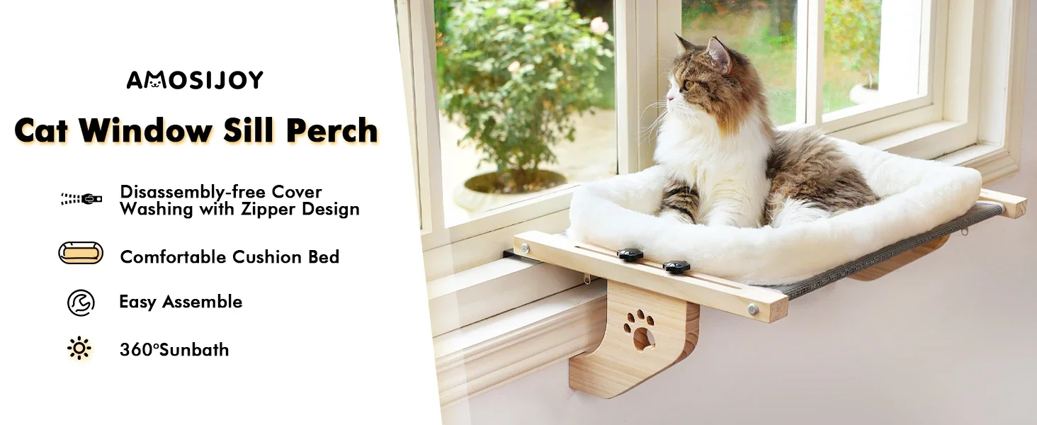 cushion windowsill perch