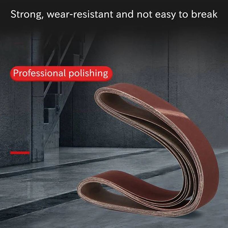 

Set Of 5 Abrasive Sanding Belts Band Wood Grinding Tools 120/240/320/400/600/800/1000