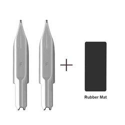 Majohn Press Fountain Pen Ink Refill Cartridges - Large Capacity Office & School Stationery (2Pcs F Nib And Mat)