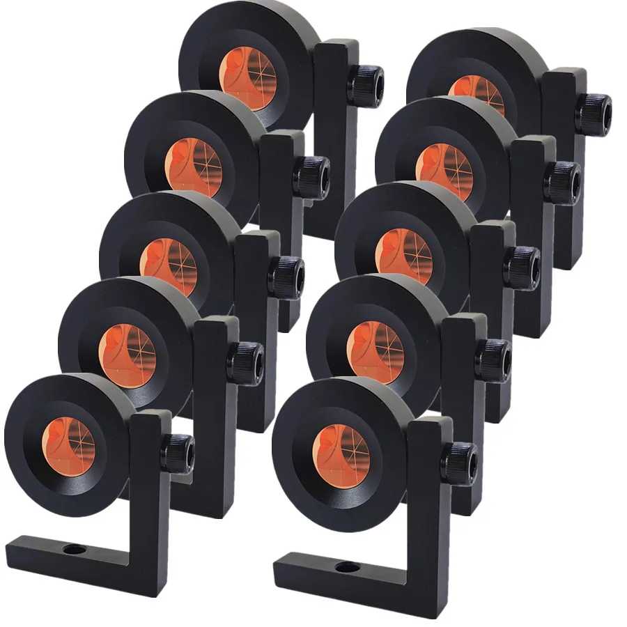 Qualità Superiore 10 Pezzi Nuovo Tipo Di 90 Gradi Mini Prisma Nero Compatibile Stazioni Totali Prisma L Bar