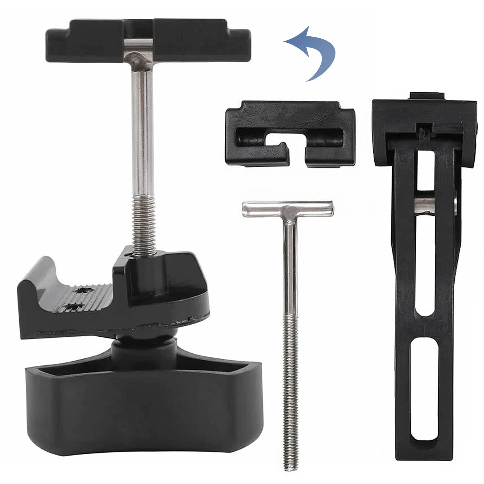 Universal Replacement Parts Tonneau Cover Clamp Truck Bed Cover Clamp Bolts Set for Hard Tri-Fold Tonneau Cover Rear