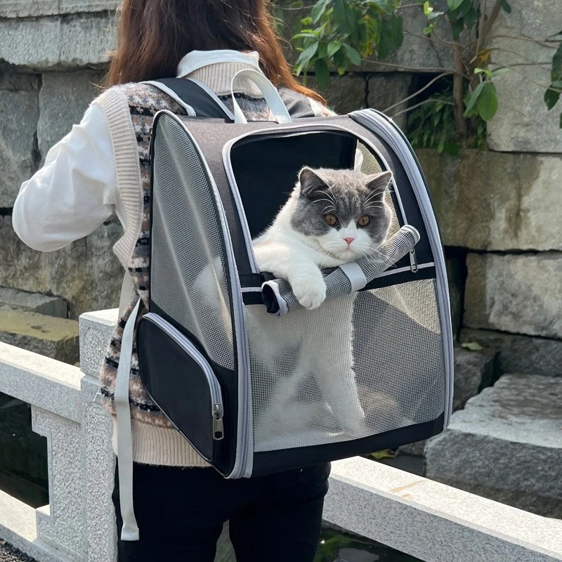 Pet Supplies Cat Backpack Carrier, ideal for small animals and puppies, veterinary transport, Fully ventilated design