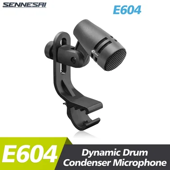 E604 톰 스네어 드럼 마이크, E604 Microfono, 에볼루션 시리즈 카디오이드 악기 마이크, 클립 암 마운트 포함, 하이 퀄리티!